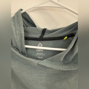 Tasc Long Sleeve Hooded Pullover slate gray / 3XB